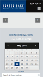 Mobile Screenshot of craterlakelodges.com